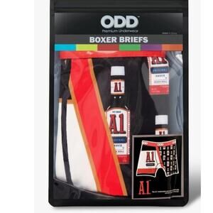 Odd Sox Men's Funny Underwear Boxer Briefs A1 Sauce Size XXL (39-42) NWT